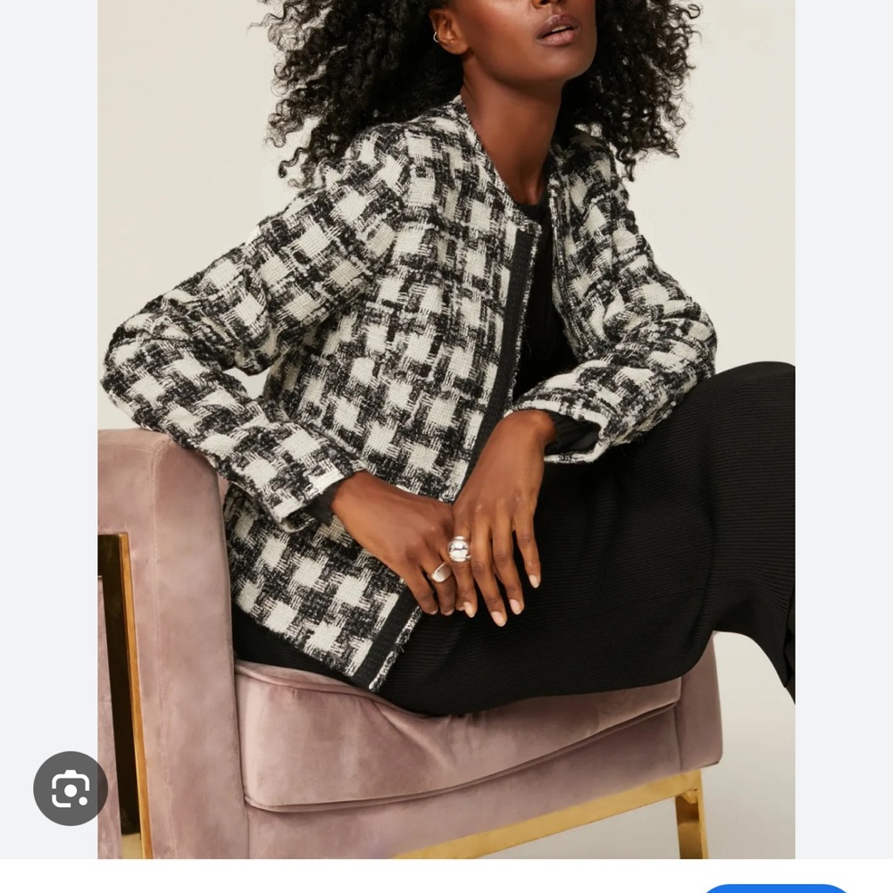 IRO Monochrome Checkered Blazer